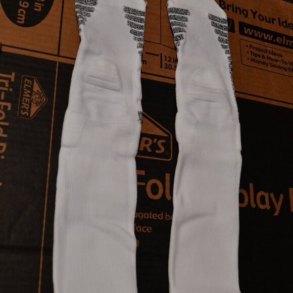 NIKE White Elite Compression Grip Socks Men's Sz 2XL Long NWIP PSK022-101 6 Pair - Picture 4 of 9